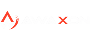 awaxon logo png white