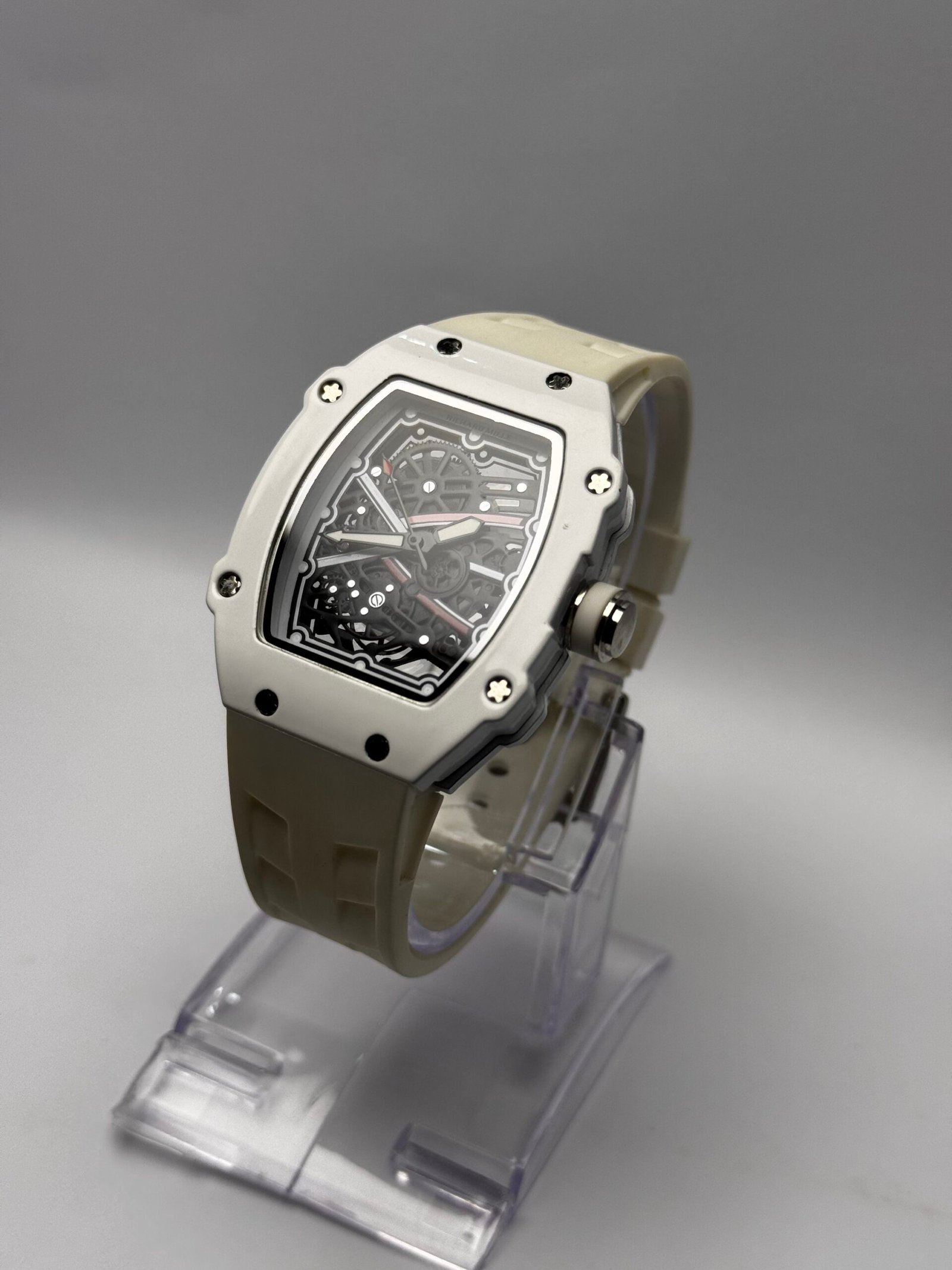 Richard Mille RM White Skeleton Luxury Watch - Image 2