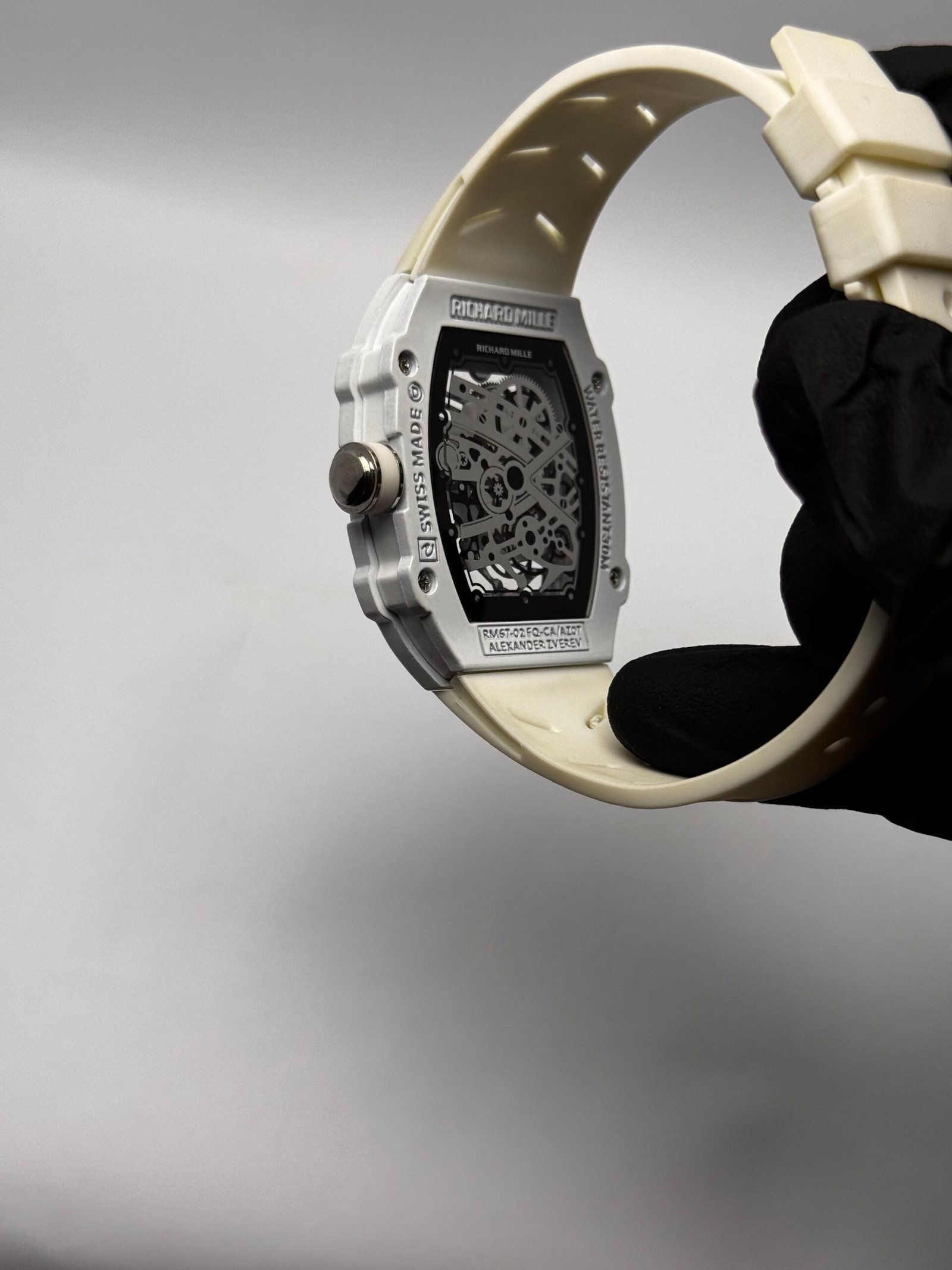 Richard Mille RM White Skeleton Luxury Watch - Image 4