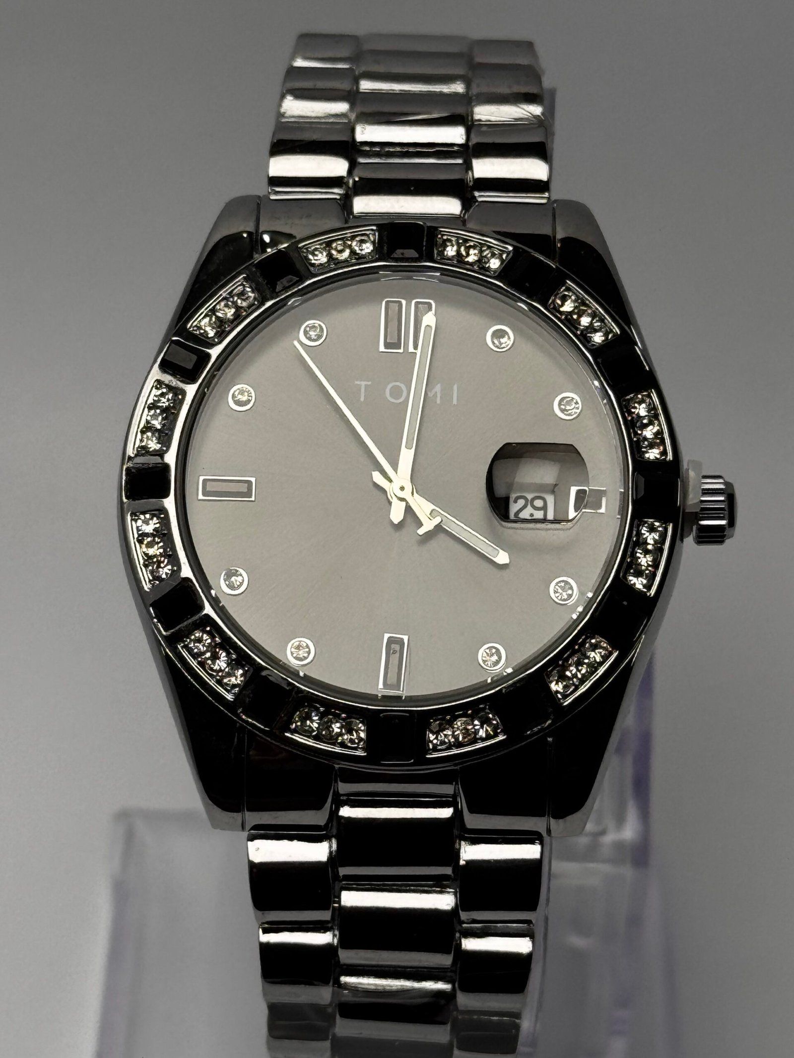 TOMI Crystal-Bezel Diamond-Index Executive Gift Set - Image 2